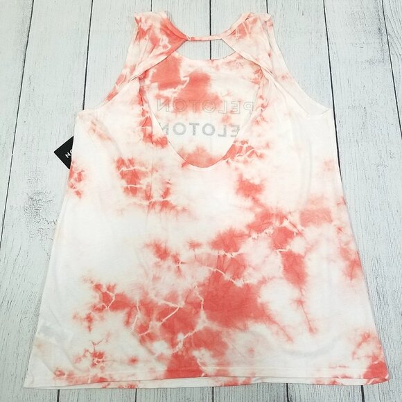 Peloton Flow Double Twist Back Tank Top Womens Size Large - Picture 2 of 5